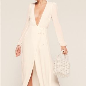 Reformation Milan Dress Size XS in Ivory